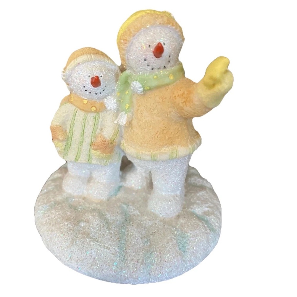 RUSS Ice Sculptures ~ Make A Wish ~ Snowman / Snowmen holding Star